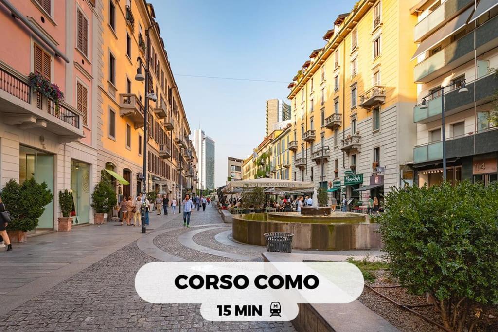 Апартаменты Bright & Modern 2 Min Metro 20Min Niguarda H Милан Экстерьер фото